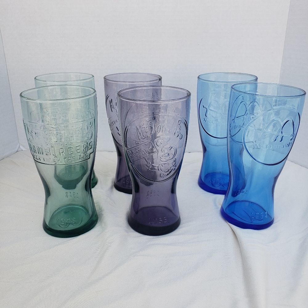 McDonald's Retro Vintage Glasses Set of 6